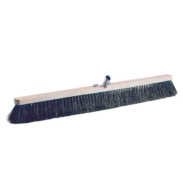 Arengabesen Arenga Kehrbesen Besen 80Cm Aus Buchenholz + Metallhalter Verzinkt-image