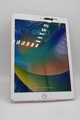 Apple iPad 6.Gen 2018 32GB WiFi  Wlan Rosé Gold Displayschaden A1893 M1132