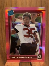 JARET PATTERSON 2021 PANINI DONRUSS OPTIC PREVIEW RATED ROOKIE P-298 PINK PRIZM