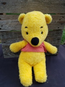 Vintage WINNIE THE POOH Sears Gund Walt Disney Plush Lovey Stuffed Animal 17