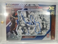 JOE BURROW 2020 PANINI XR LUMINOUS ENDORSEMENTS ROOKIE AUTO 13/25