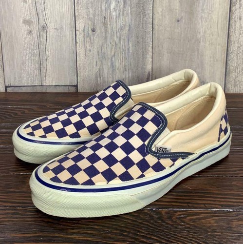 checkered vans 90s