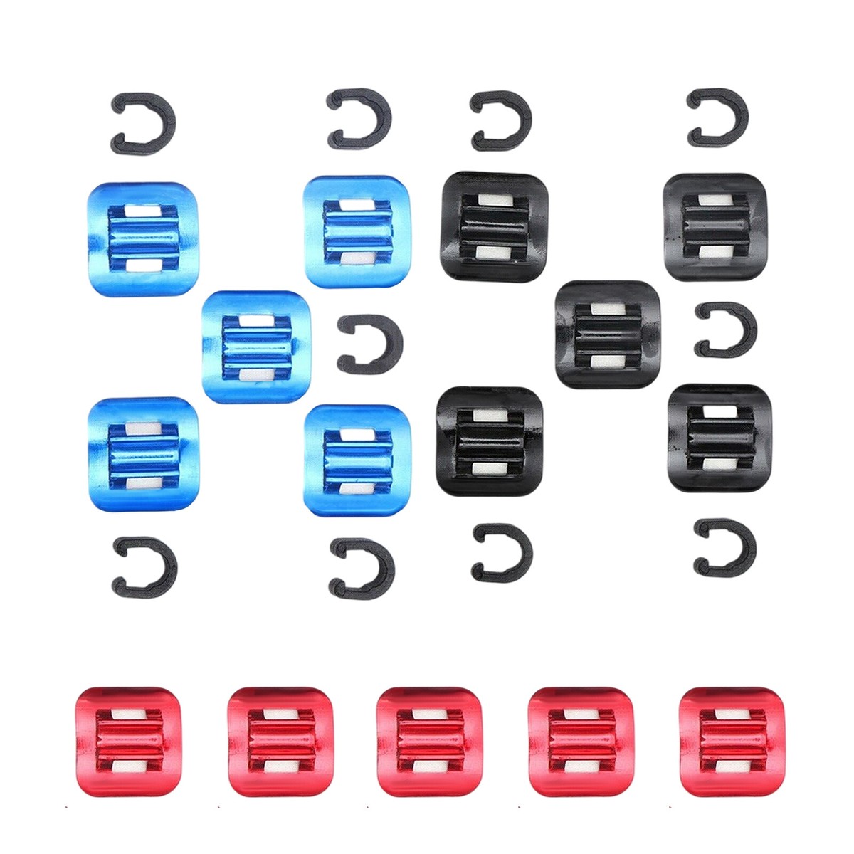 5 Adattatori Per Cavi Freno Bici – Guida Cavo In Alluminio E Acciaio, Per Freni Idraulici E Meccanici, 5,6 Mm