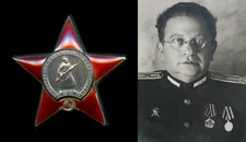 Soviet Russian Medal Order of the Red Star, Jewish, Major, Doctor, 1945