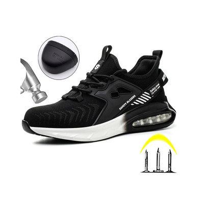 Tenis Zapatos Calzado Con Punta de Acero Zapato de Seguridad Para Mujer Hombre