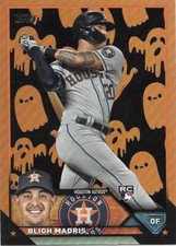 2023 Topps Update Series BLIGH MADRIS RC Orange/Black Ghosts Halloween