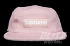 CHAPEAU CASQUETTE DE CAMP EN LAINE SUPRÊME FW17 ROSE 2017