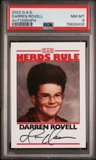 2023 GAS Trading Cards National DARREN ROVELL Autograph Auto NSCC /100 PSA 8
