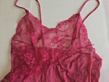 M Vintage PANDORA Chic Lingerie California Nylon USA Made Lace Cami Top Blouse