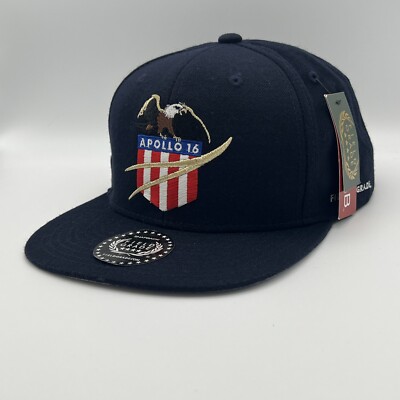 Apollo 16 Field Grade NASA Baseball Hat Cap Eagle Snapback Skylab Embroidered