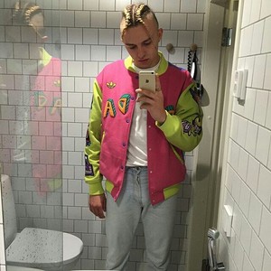 Very Rare! Adidas x Jeremy Scott x Kenny Scharf Varsity Jacket M63880 Tommy  Cash | eBay