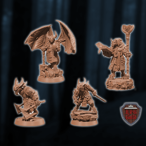Dragonborn Miniatures Set Bundle Dungeons and Dragons Mini DnD 5e TTRPG ...
