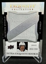 Jersey Number #55/299 RC Quinton Byfield 2021 Exquisite Extra Rookie Jumbo Patch