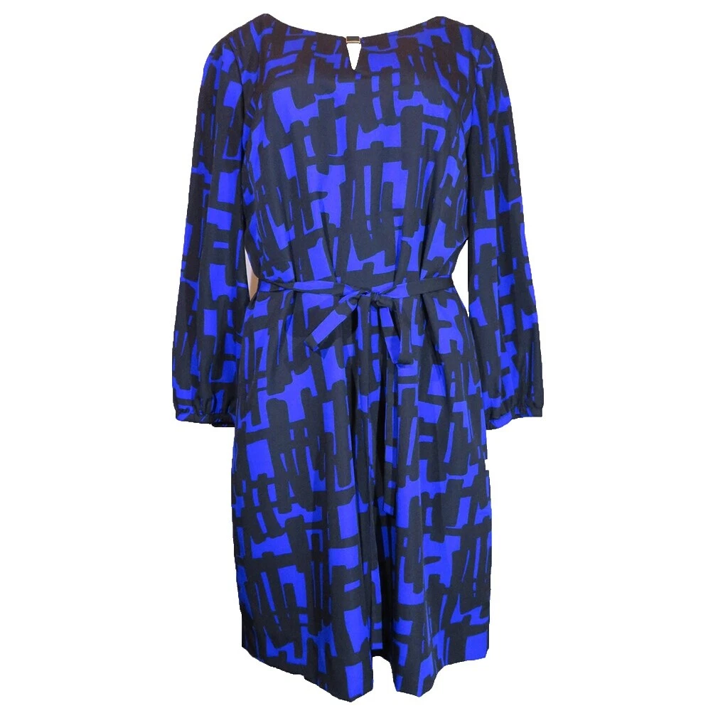 Vestidos de rayas de poliéster Tahari para Mujeres