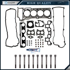 ECCPP Head Gasket Bolts Set For Nissan Sentra 00-06 1.8L DOHC Eng QG18DE