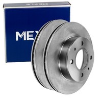 2X Meyle Bremsscheiben 234Mm Vorne Passend FÜR Hyundai Atos