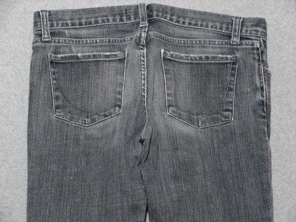 RH01453 * * 纸质牛仔和衣服 * * BOOT CUT 女式牛仔裤 8/29 灰色 — 第 3/4 张图片