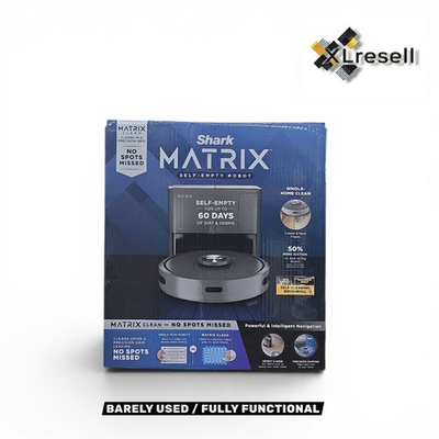 #ad Shark Matrix Robot Vacuum Self Empty with Self Cleaning Brushroll UR2350AE $179.90