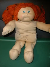 Cabbage Patch Kids Doll CPK Girl Green Eyes, Red Hair, 2 Dimples, Tooth (CPK1)