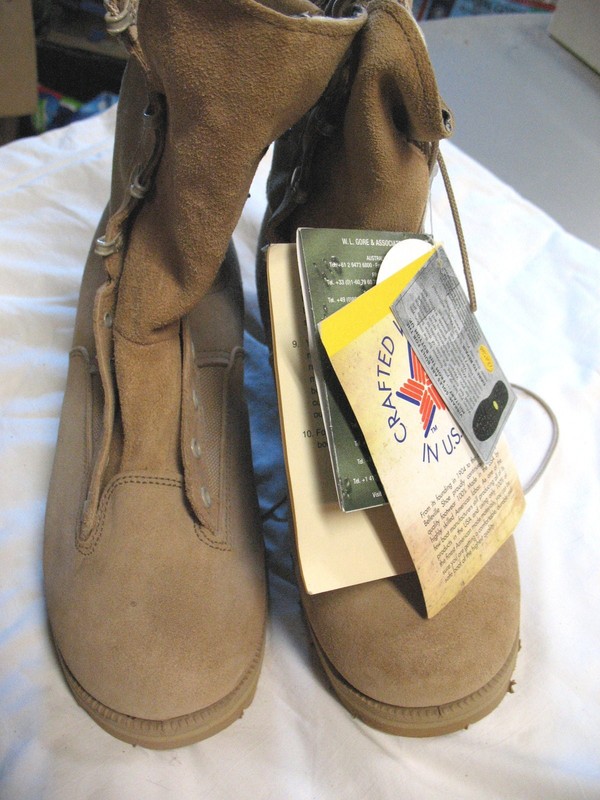 W@W! NWT Belleville 11W TWCB Combat Boots Tan Roughout Cordura Sierra 360 Gortex