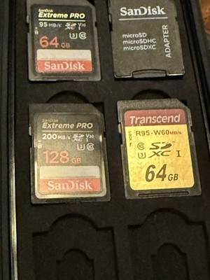 Memory card lot 