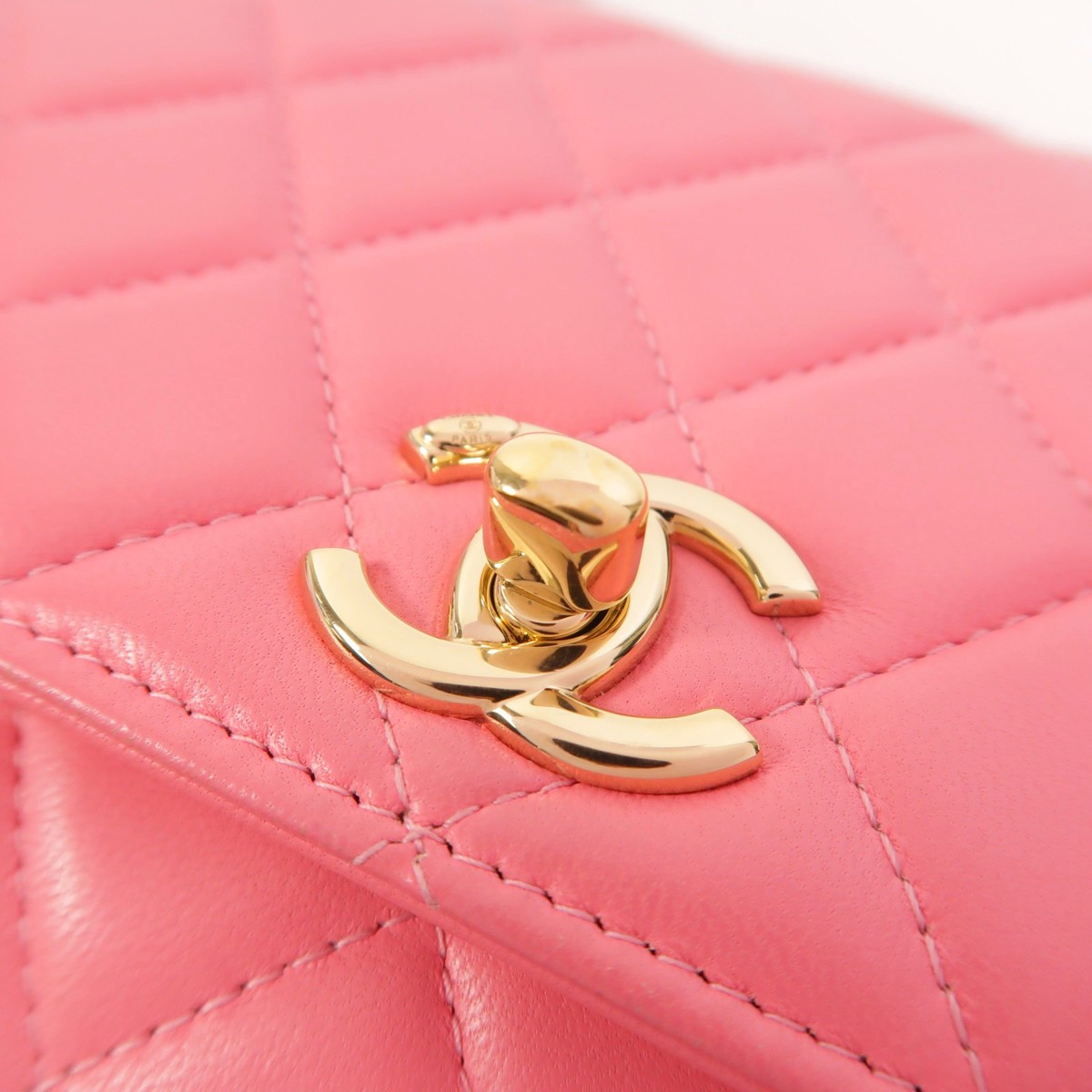 CHANEL CC GHW WOC Wallet On Chain Shoulder Bag A80982 Lambskin