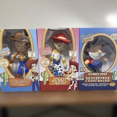 Toy Story Woody's ROUNDUP with Woody Jessie and Prospector Round One Limited