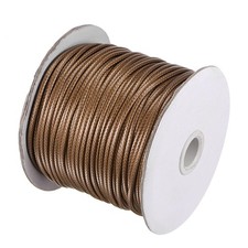 Beading Thread Bracelet Weave Craft Cord 2.5mm 78M/Roll, Brown