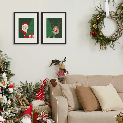 12x16 Picture Frame Set of 5, Display Pictures 8.5x11 with Mat or 12 x 16 Wit... - Picture 8 of 9