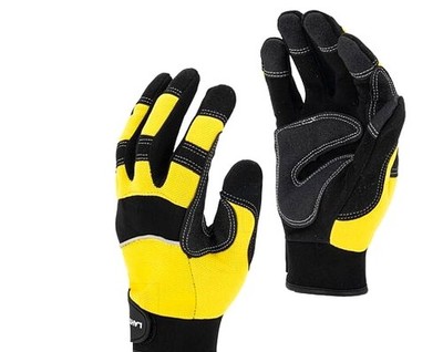 Protective gloves; Size: 11; black/yellow; tag - LAHTI-L280811K | EU Stock