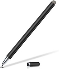 Stylus Touch Screen Pen Fiber Tip Aluminum Lightweight Black for Cell Phones