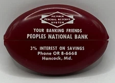 Vintage Quikoin Coin Holder Peoples Nation Bank Hancock, Maryland - Mid-century