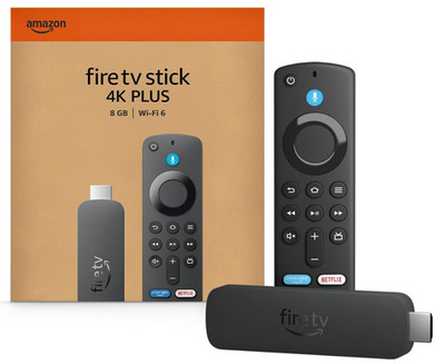 Amazon Fire TV Stick 4K Plus Streaming Media Player Alexa Remote WIFI  6 Latest