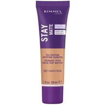 Rimmel London Stay Matte Liquid Mousse - 201 Classic Beige - Foundation 1oz