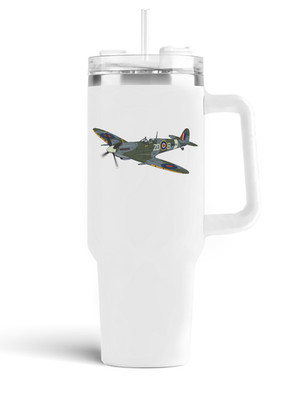 Supermarine Spitfire Stainless Steel H2.0 Quencher Tumbler  40oz
