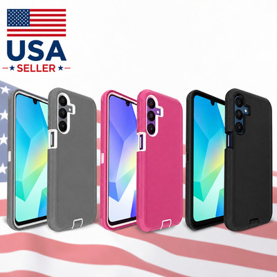 For Samsung Galaxy A17 Heavy Duty Case Hard Phone Cover Shockproof 3in1 Layer