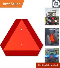 14"x16" Reflective Slow Moving Vehicle Sign - Durable Aluminum Safety