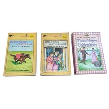 Laura Ingalls Wilder Little House Books Lot Of 3 Harper & Row 1971 Illustrations