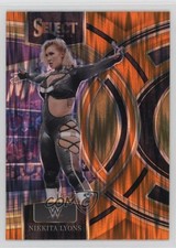 2024 Panini Select WWE Premier Level Orange Flash Prizm Nikkita Lyons #142 0sb5