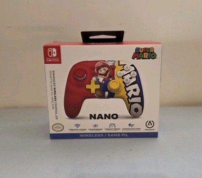 Nintendo Switch PowerA Nano Super Mario Victory Enhanced Wireless Controller New