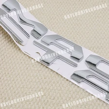 Gloss Chrome For 2024 2025 TACOMA Tailgate Insert Letter Emblem Rear Trunk Badge