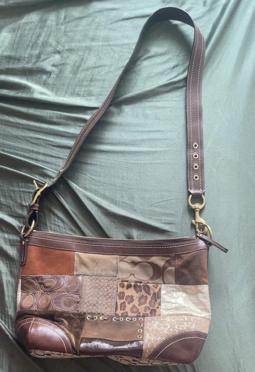 Coach Patchwork Cotton Exterior Bags & Handbags for Women for sale