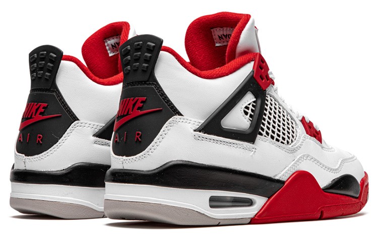 Size 4 (GS) - Jordan 4 Retro OG 2020 Low Fire Red for sale online