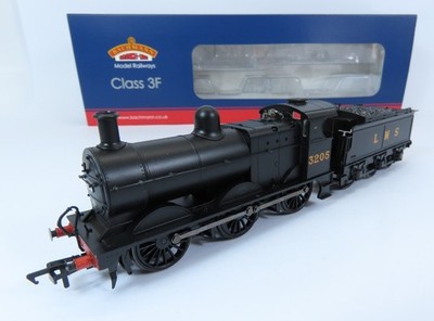 Spur O Bachmann 31-627 Class 3F 3205 LMS schwarz 0-6-0 Tender Dampflok