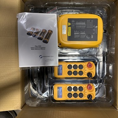 Magnetek FLEX-6EX2-09-2T/1T New Overhead Crane Hoist Radio Remote Control System