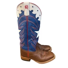 Anderson Bean Kids Blue Harbor America Boot Youth Boy Girl Size 3