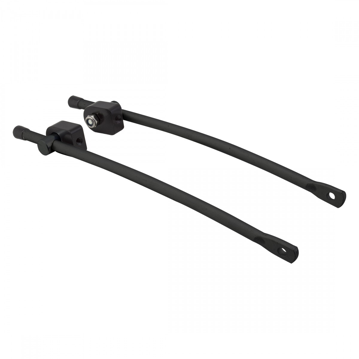 Sunlite Gold Tec Steel Bike Rack Strut Kit - Durable Black Steel, Adjustable Fit