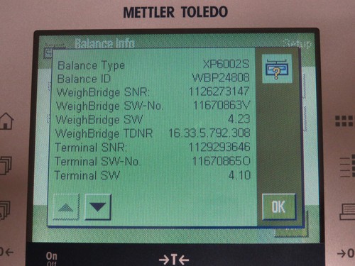 Balanza analítica #1 Mettler Toledo XP6002S peso verificado 6100 g d = 0,01 g - Imagen 4 de 23