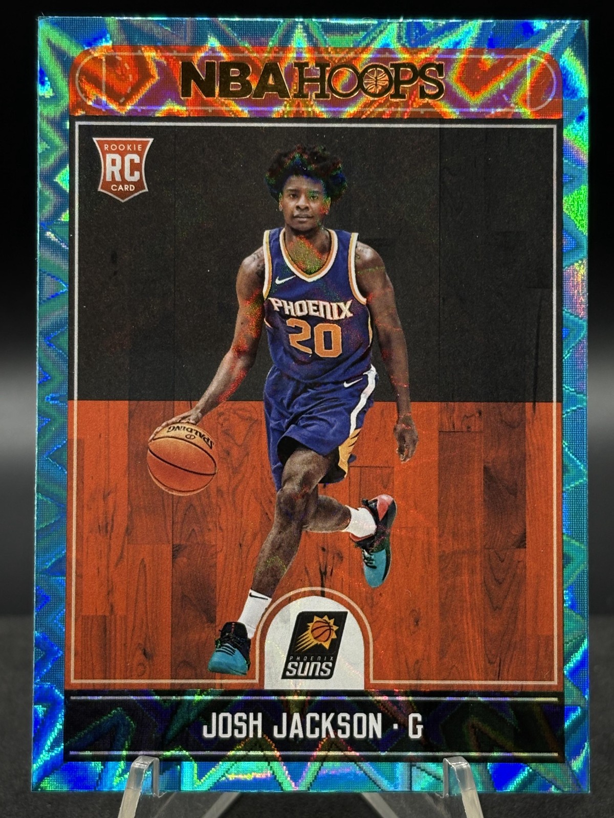 2017-18 Hoops #254 Josh Jackson Teal Explosion