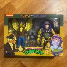 NECA Ace Duck & Mutagen Man 7 in Action Figure - 2 Pack New TMNT